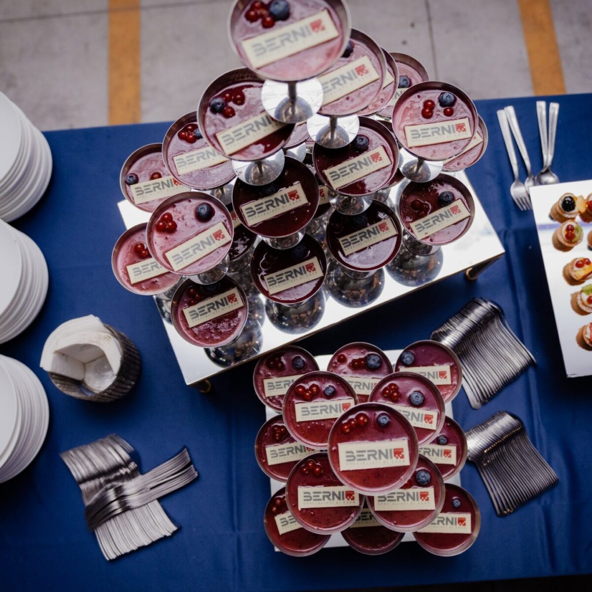 Buffet dessert personalizzato per la serata Berni